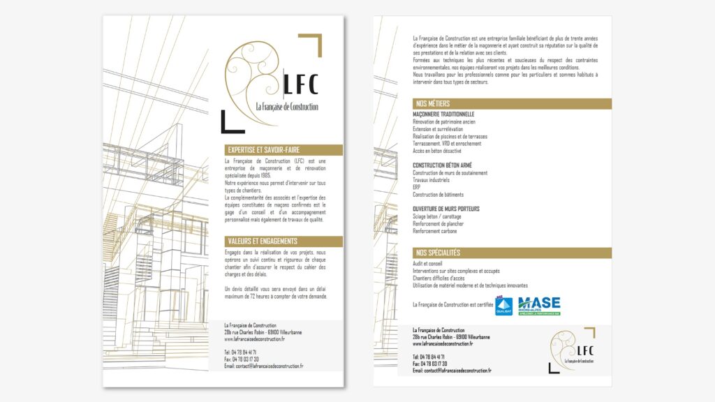 Brochure La Francaise de Construction
