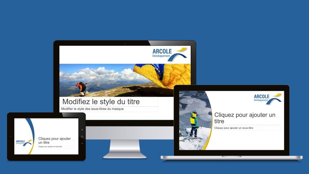 Masque Powerpoint Arcole Developpement