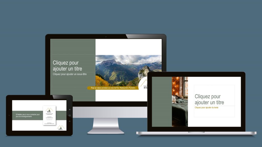 Masque Powerpoint Lodge du Hautacam