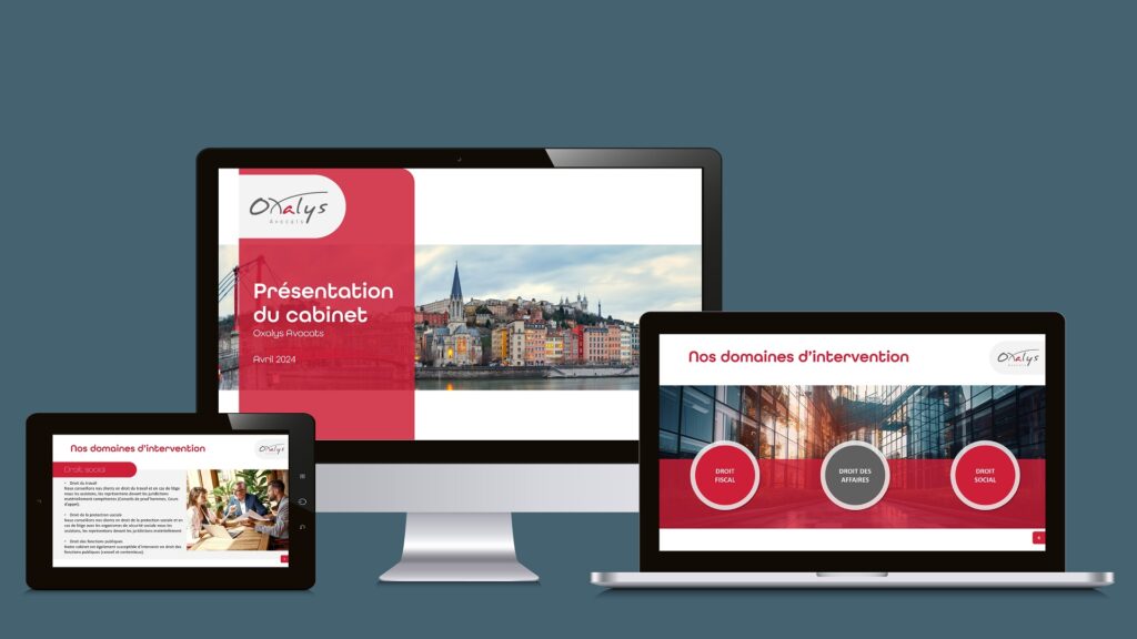 Présentation Powerpoint Oxalys Avocat