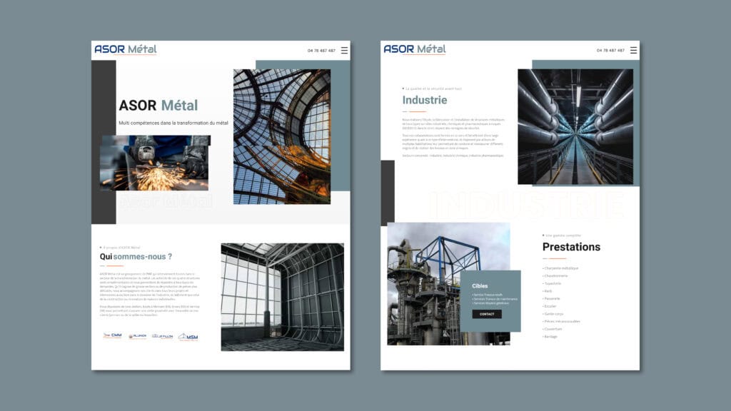 Site Internet ASOR Metal