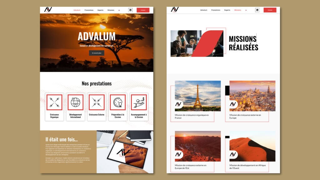 Site Internet Advalum