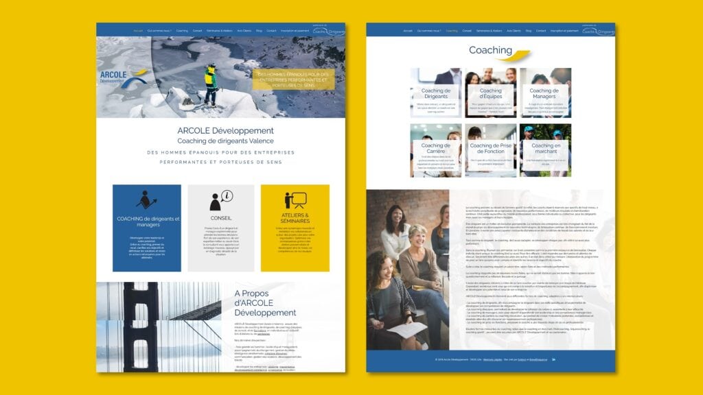 Site Internet Arcole Developpement