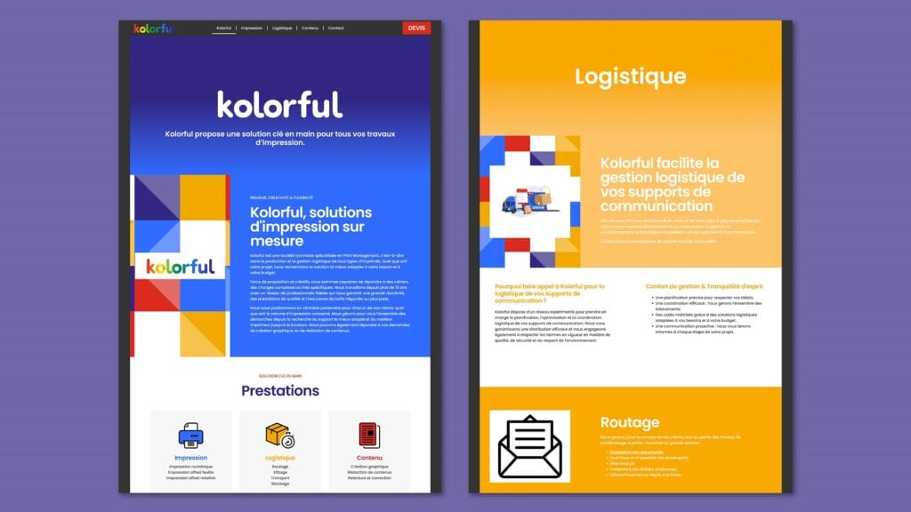 Site Internet Kolorful