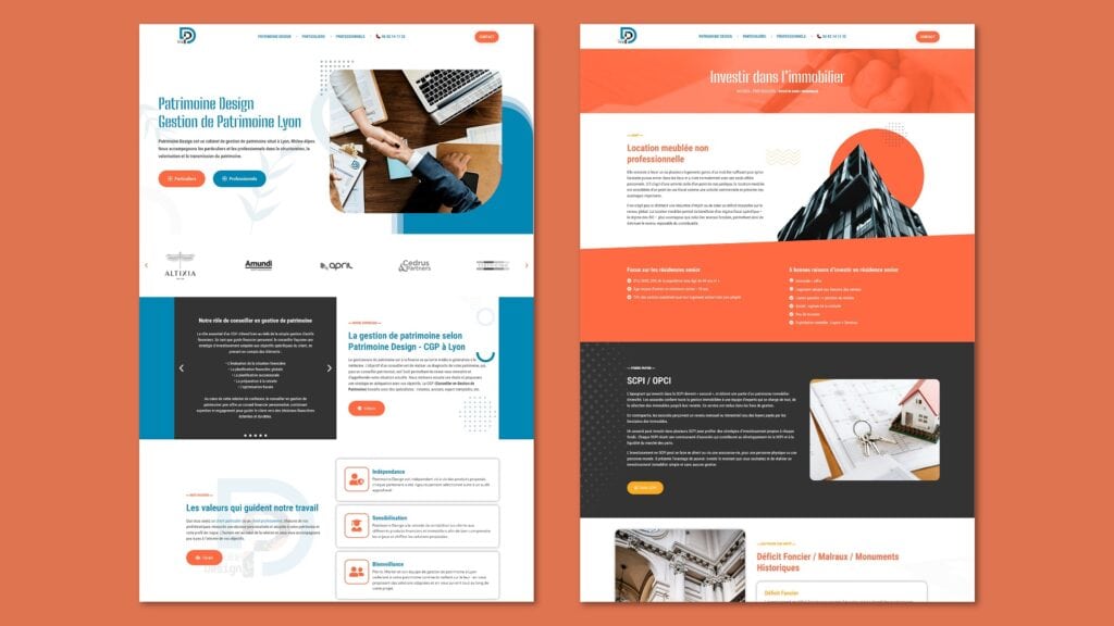 Site Internet Patrimoine Design